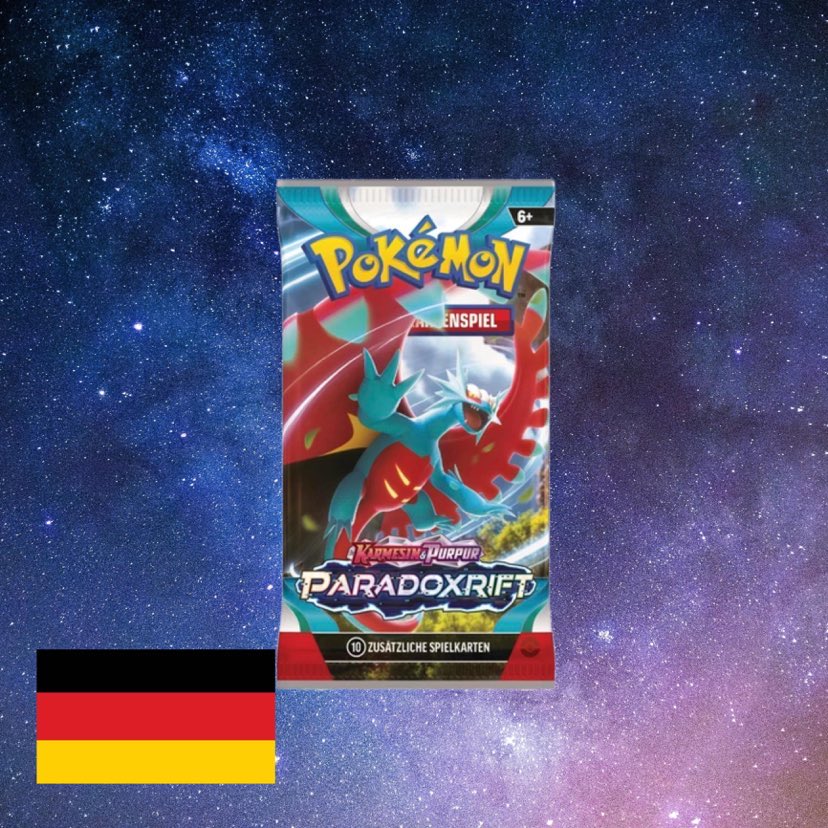Pokemon Paradoxrift Einzelbooster Deutsch