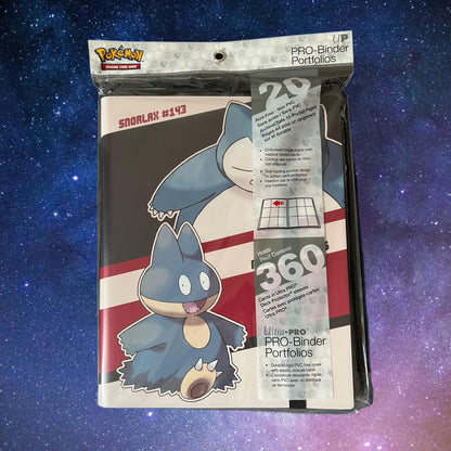 Pokemon Relaxo 9 Pocket Pro Binder für 360 Karten OVP