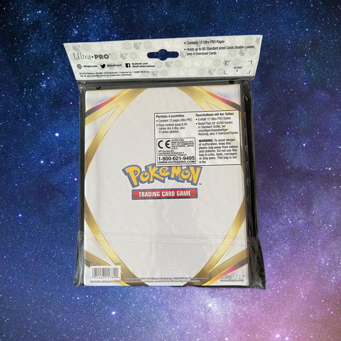 Pokemon Sammelalbum Starter Klein Platz für 80 Sammelkarten 4 Pocket